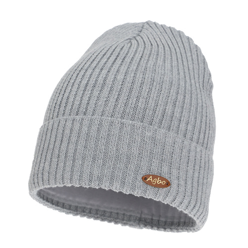 Grå damevintersportshue med merinould Shila