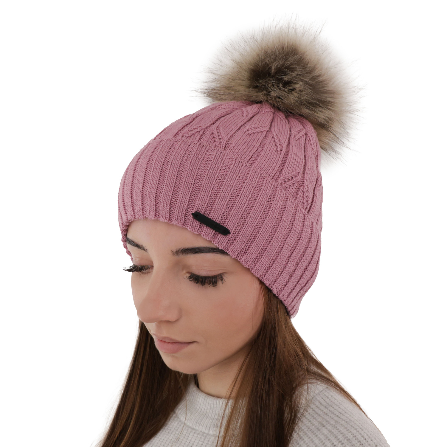 Dame vinterhue, krem, med merinould, Talaria