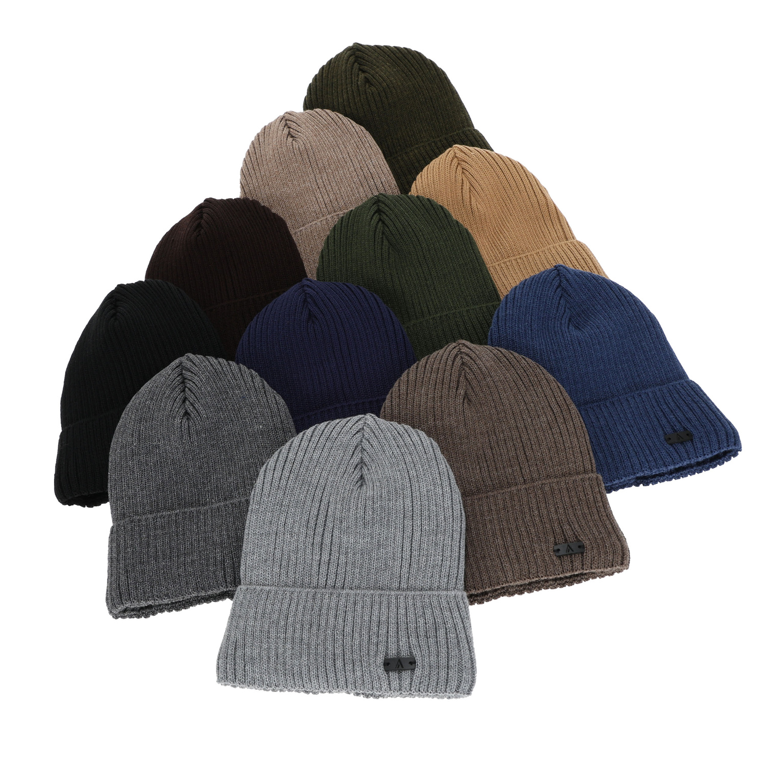 Herrevintersport kasket, khaki, med merinould, Jeffrey