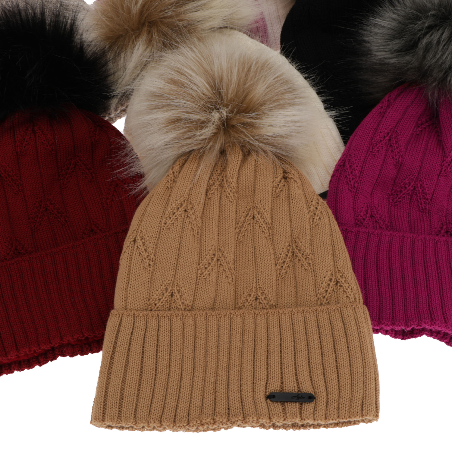 Dame vinterhue, krem, med merinould, Talaria