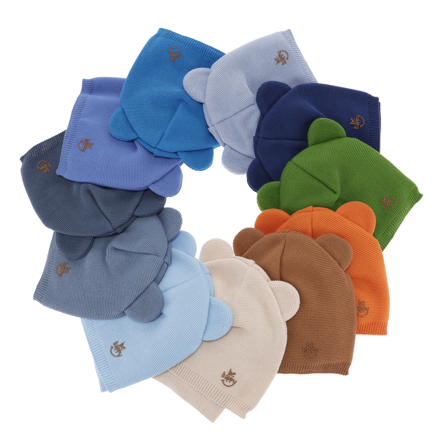 Dreng efterår/forår sæt: hue og halsvarmer, med bomuld, lyseblå, Ludvic