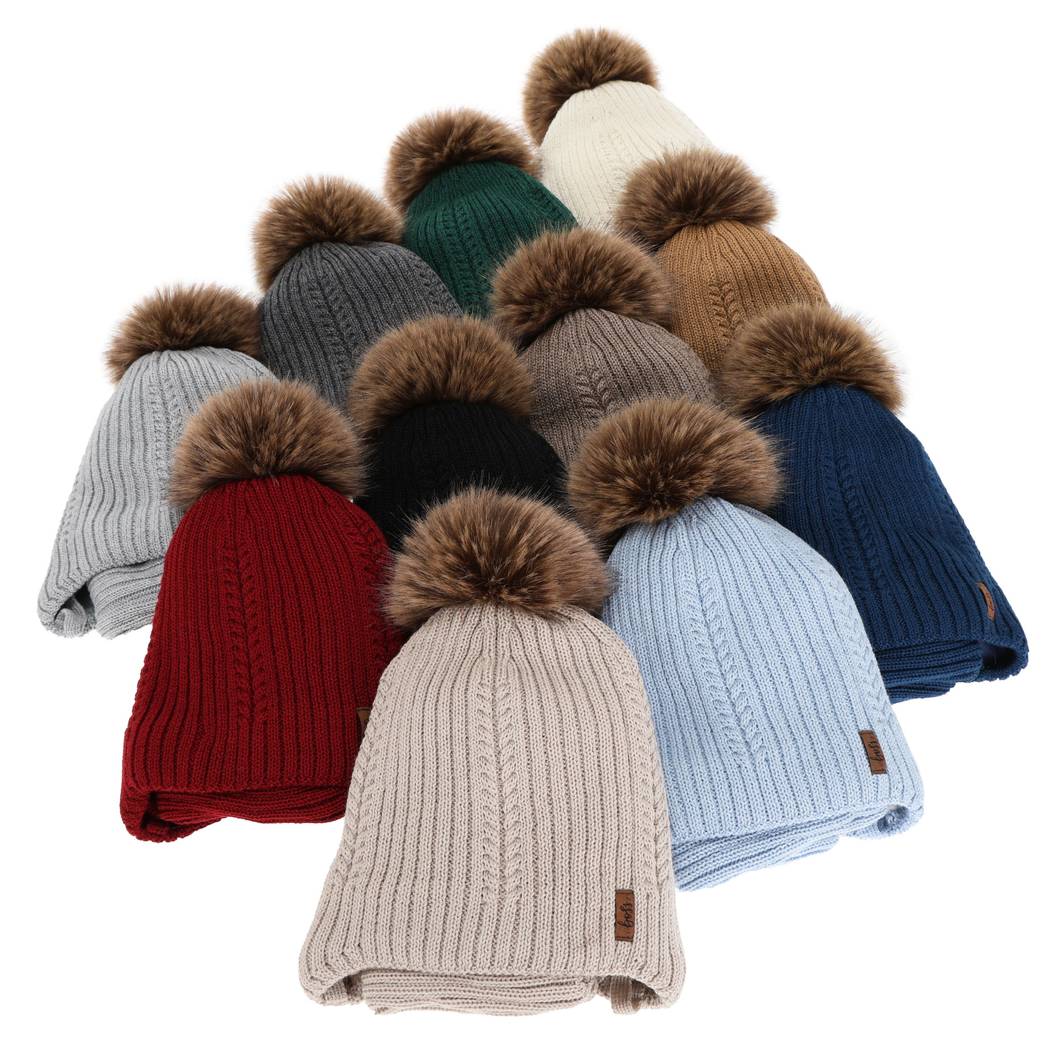 Dreng vintersæt: hue og halsvarmer, sort, med merinould, med bindebånd, Zongo