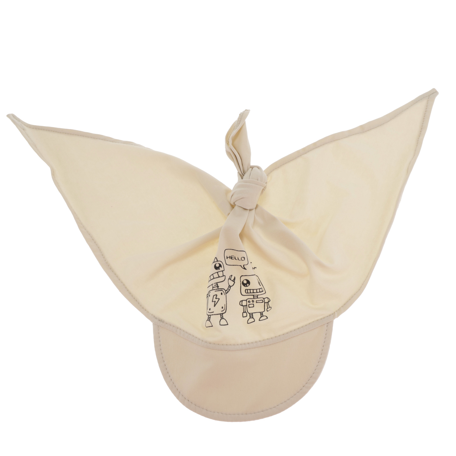 Dreng hat, efterår/forår, beige, bomuld, Robik