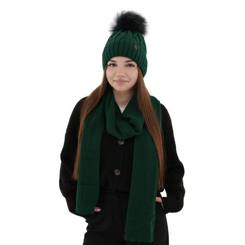 Dame vintertørklæde, camel, Agora