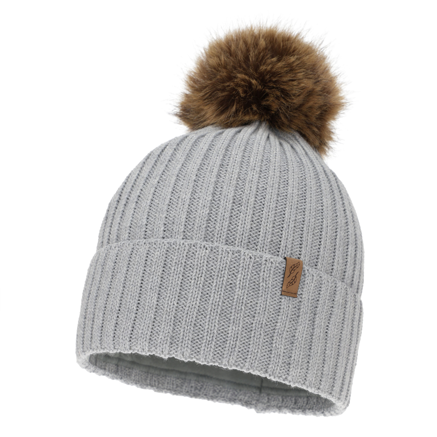 Dame vinterhue, camel, med merinould, Zamira