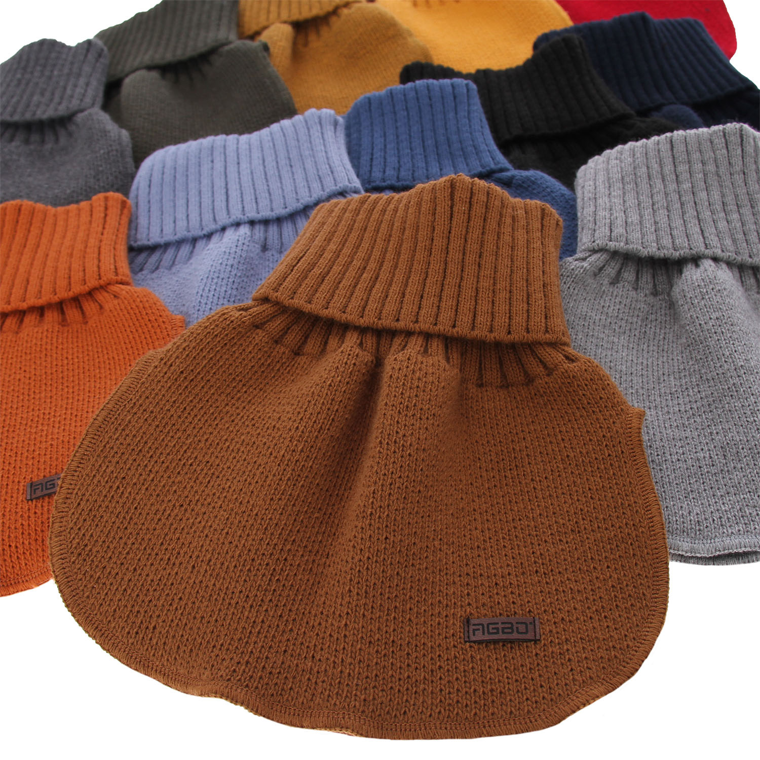 Dreng vinter halsrør, orange, Gobi