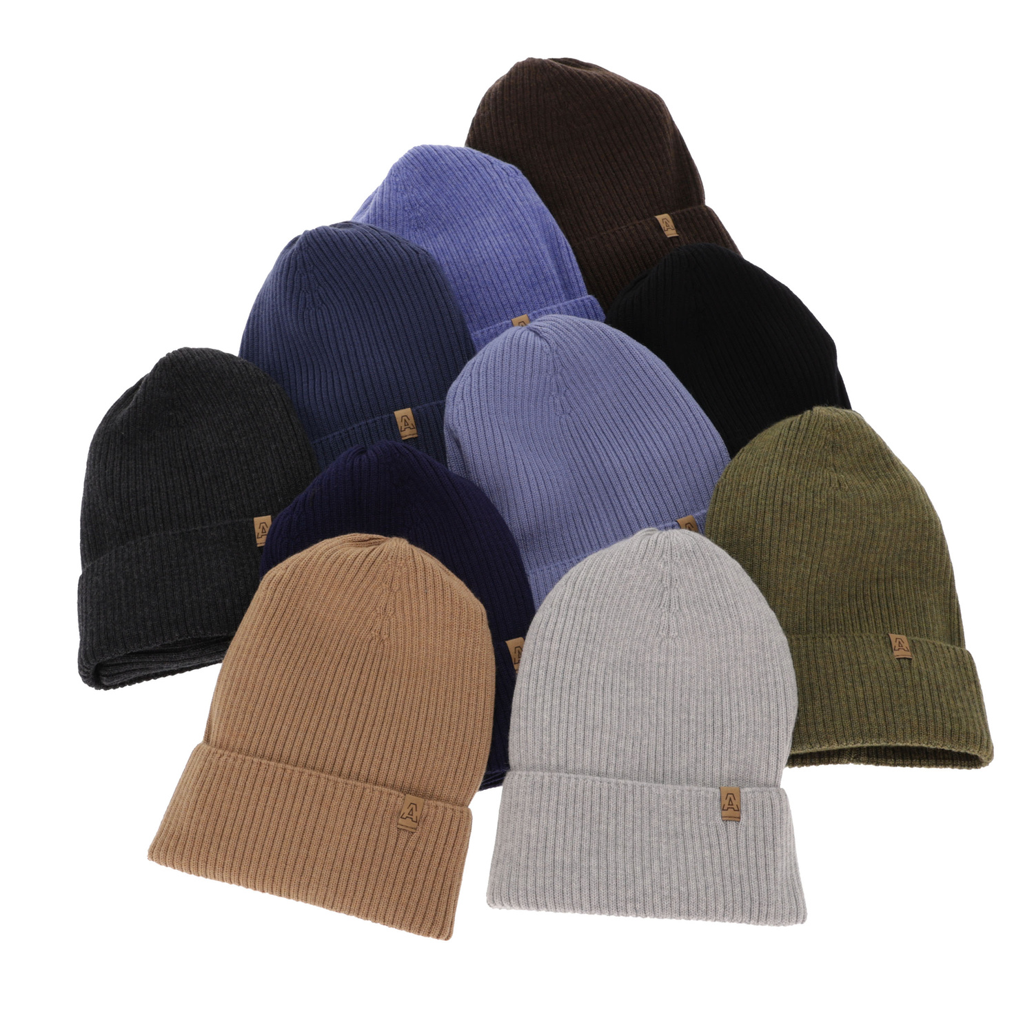 Dreng efterår/forår sæt, brun, 100% Merino Uld, Lemas