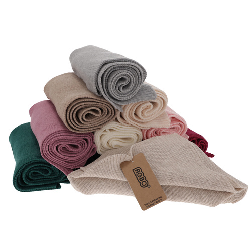 Dame vinter tørklæde, rosa, 100% Merino Uld, Jessica