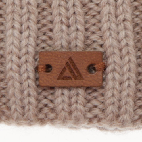 Dreng vintersæt: hue og halsvarmer, grå, 100% Merino Uld, Umberto