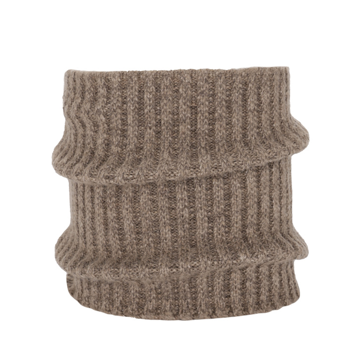 Herre vinter, mørk beige, med merinould, Best